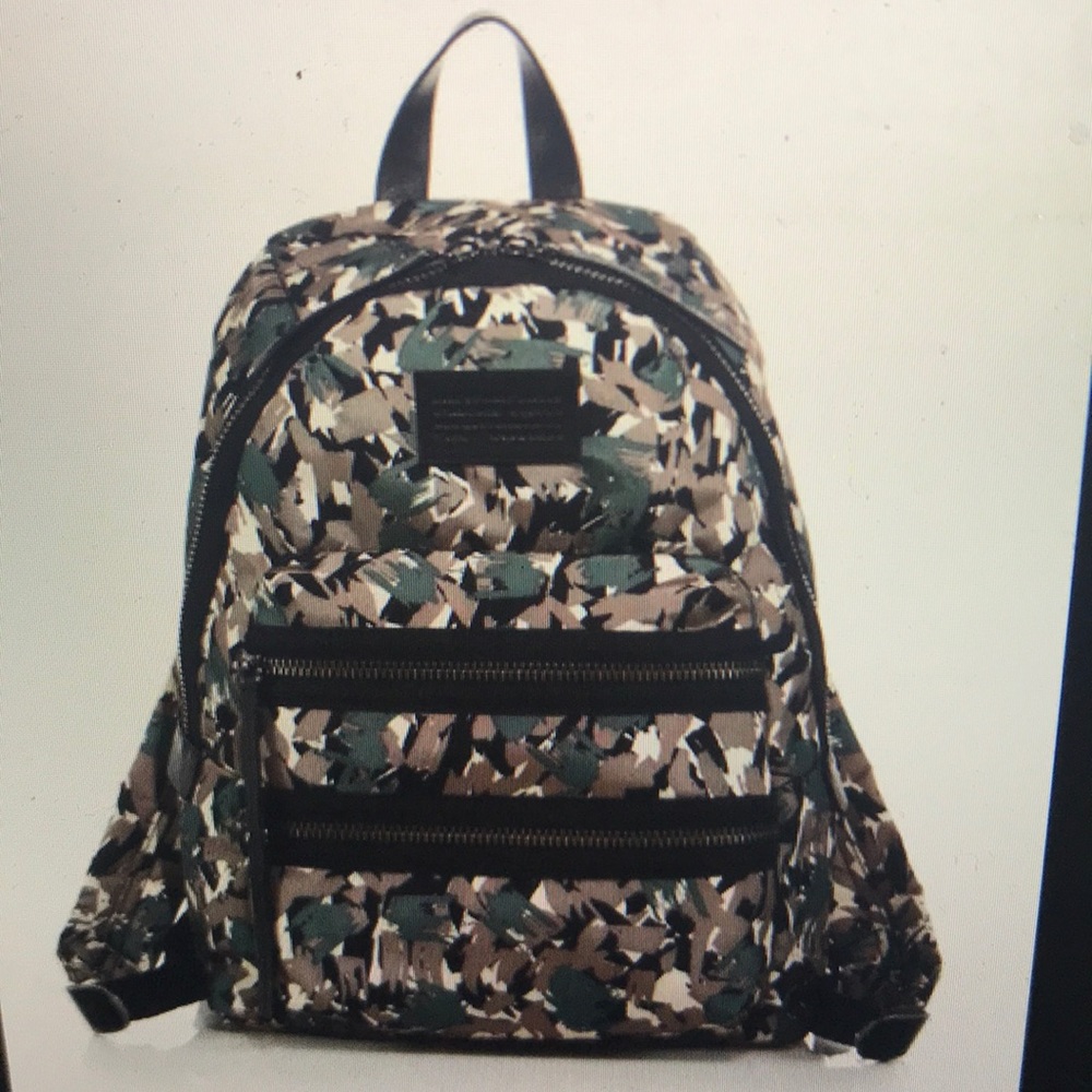 Mini Marc Jacobs camo backpack